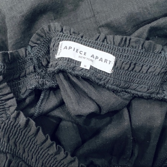 Apiece Apart black peasant top NEW - Picture 6 of 7